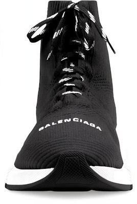 발렌시아가 스피드 2.0 레이스업 스니커즈 '블랙 화이트' 617258-W2DB2-1015 Shop 발렌시아가 스피드 2.0 레이스업 스니커즈 '블랙 화이트' 617258-W2DB2-1015