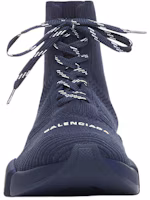 Lookbook Balenciaga Speed 2.0 Lace-Up Sneaker 'Dark Blue' 617258W2DB14909