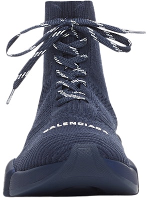 巴黎世家 Speed 2.0 繫帶運動鞋『深藍色』617258-W2DB1-4909 Lookbook 巴黎世家 Speed 2.0 繫帶運動鞋『深藍色』617258-W2DB1-4909