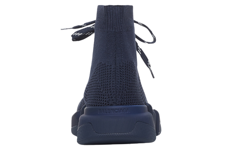 Shop 巴黎世家 Speed 2.0 深蓝系带运动鞋 617258W2DB14909