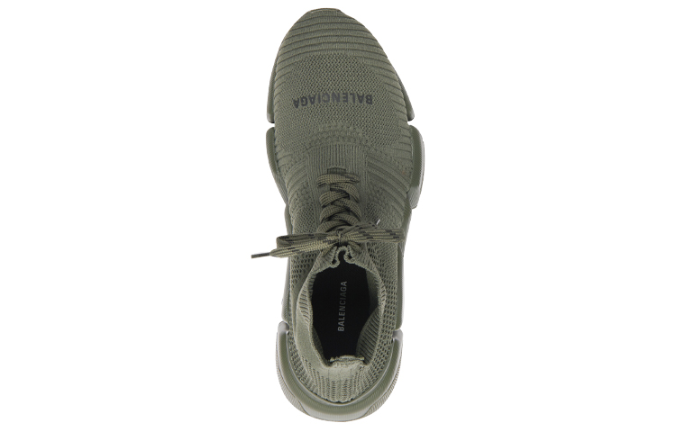 Balenciaga Speed 2.0 Lace-Up Sneaker 'Dark Khaki' 圖 3
