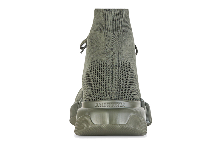 Balenciaga Speed 2.0 Lace-Up Sneaker 'Dark Khaki' 圖 4