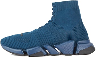 Balenciaga Speed 2.0 Lace-Up Sneaker 'Navy' 617258W2DB24410 Balenciaga Speed 2.0 Lace-Up Sneaker 'Navy' 617258W2DB24410