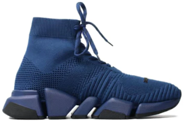 Balenciaga Speed 2.0 Sepatu Tali 'Navy' 617258-W2DB2-4410 Order Balenciaga Speed 2.0 Sepatu Tali 'Navy' 617258-W2DB2-4410