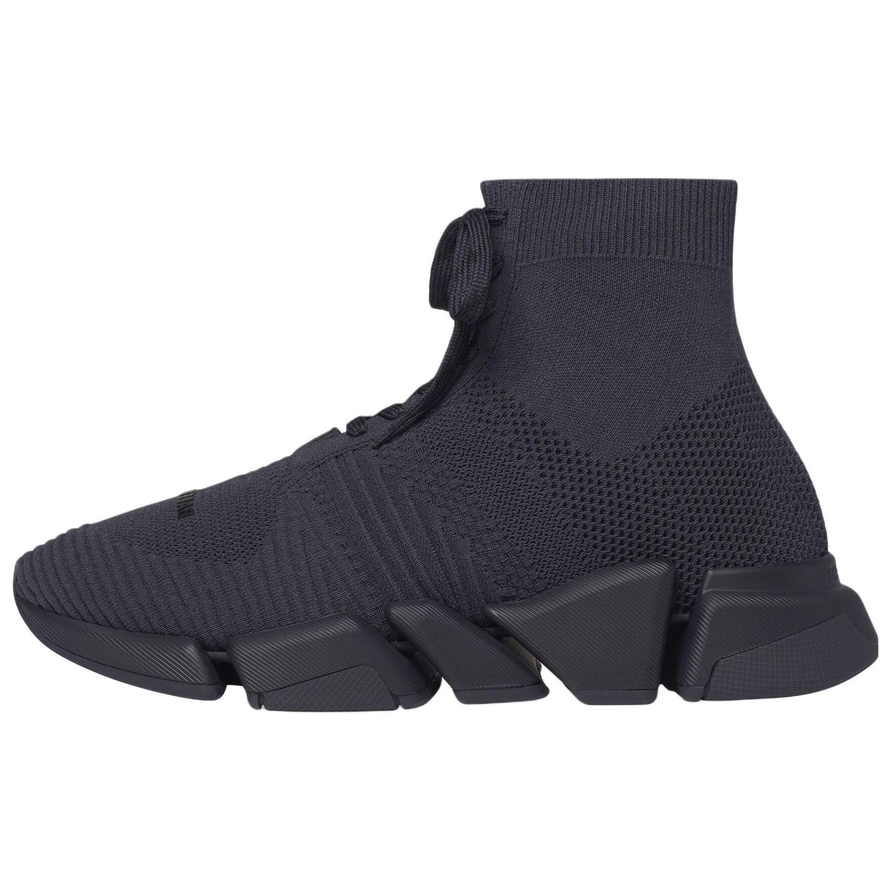 Balenciaga Speed 2.0 Lace Up 'Dark Gray' 617258W2DB12390