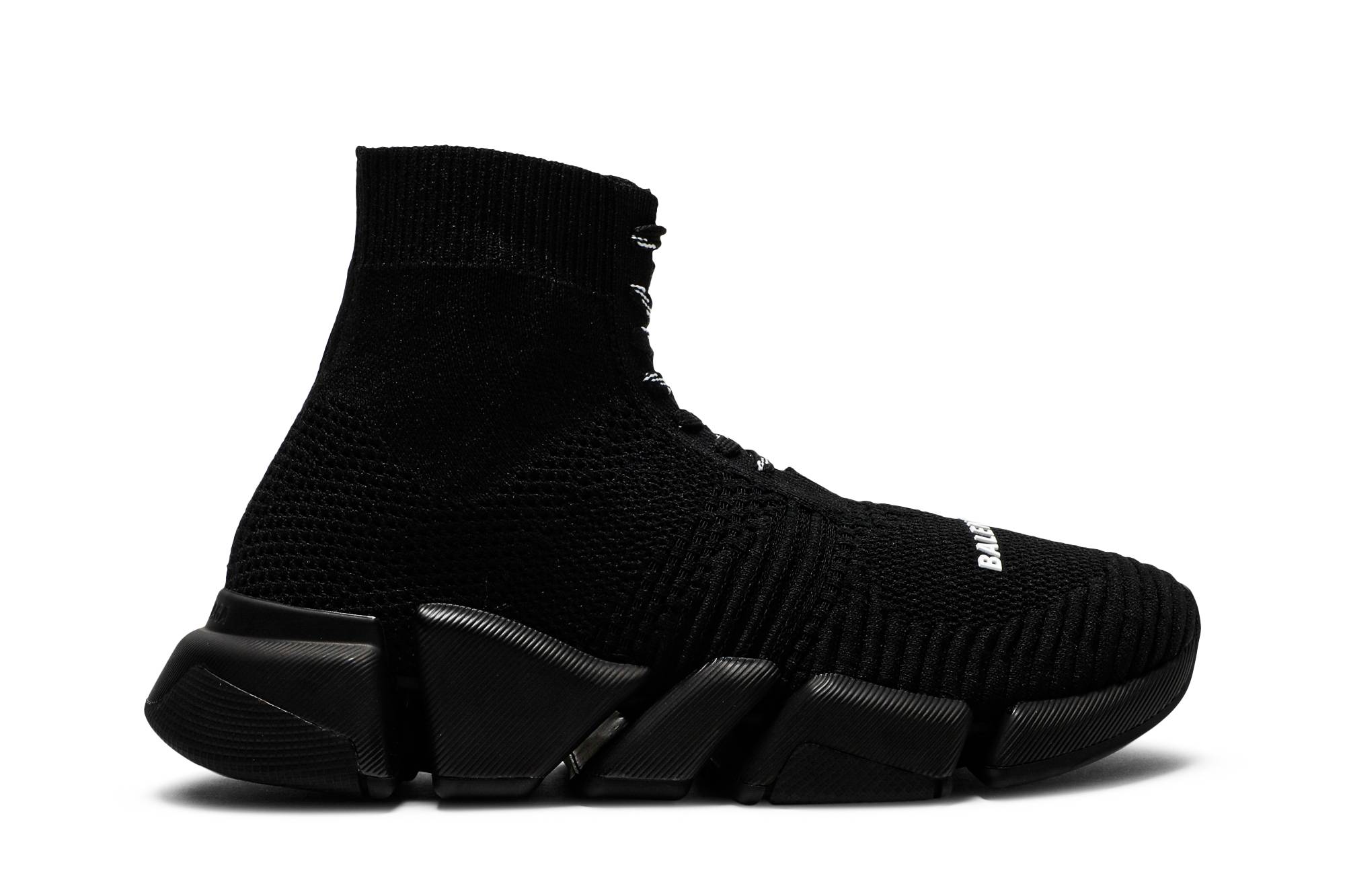 (W) Balenciaga Speed 2.0 Lace Up Trainer 'Black'