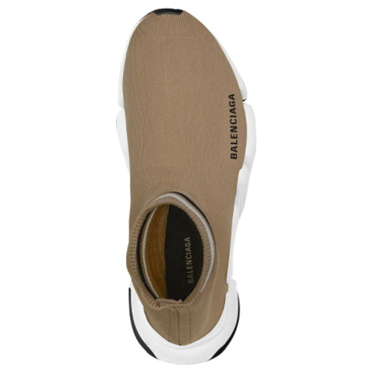 Shop Balenciaga Speed 2.0 Tejido Reciclado Beige con Rayas 674617W2F619119