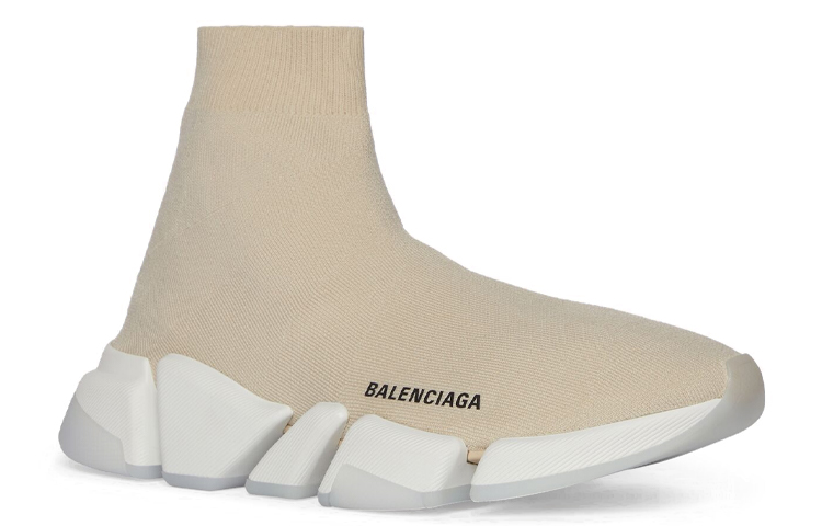 Lookbook Balenciaga Speed 2.0 Semelle Recyclée Translucide Beige. 654020W2DI29195