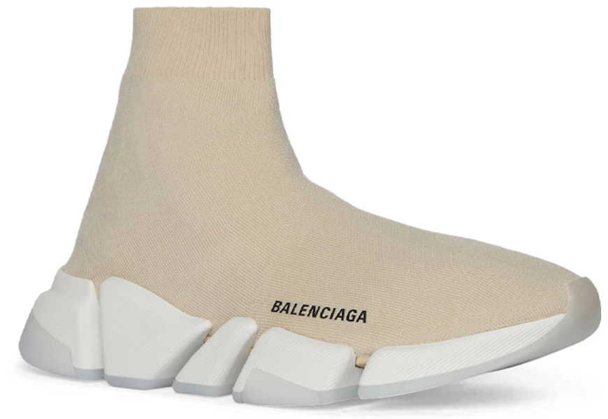 Balenciaga Speed 2.0 Semelle Recyclée Translucide Beige. 654020W2DI29195 Lookbook Balenciaga Speed 2.0 Semelle Recyclée Translucide Beige. 654020W2DI29195