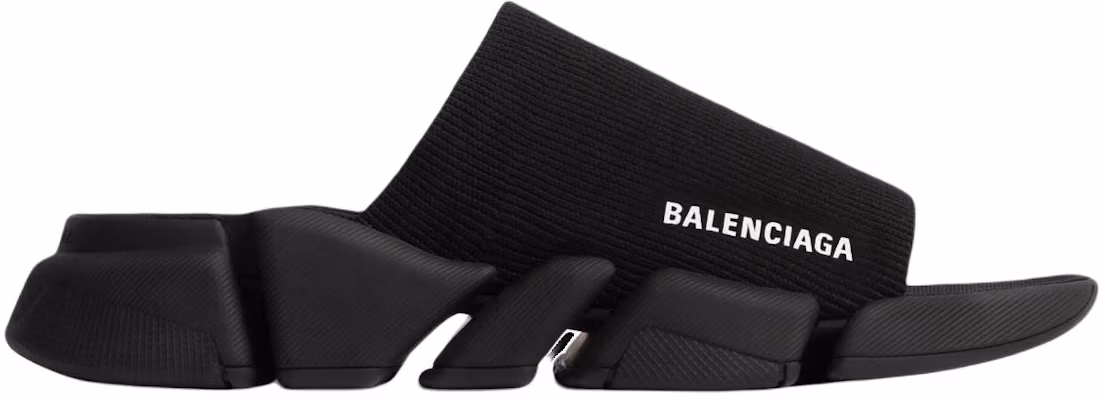 【採買上架 無需審核】Balenciaga 巴黎世家 Speed 2.0 織物 圓頭露趾時尚涼拖 男款 黑色 Order 【採買上架 無需審核】Balenciaga 巴黎世家 Speed 2.0 織物 圓頭露趾時尚涼拖 男款 黑色