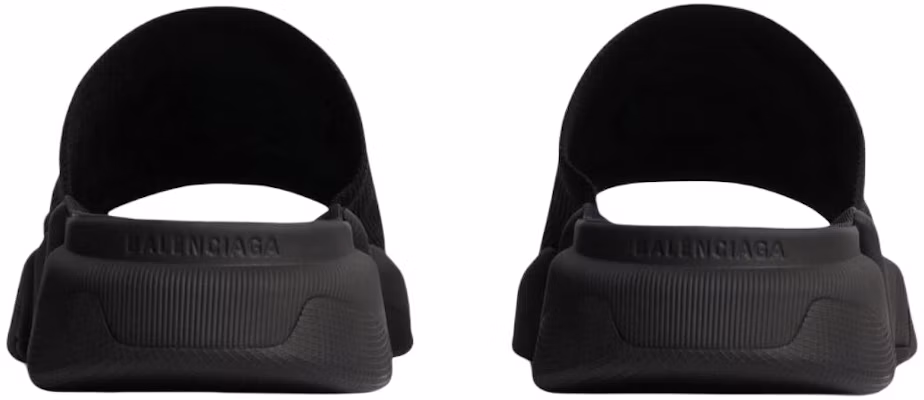 【採買上架 無需審核】Balenciaga 巴黎世家 Speed 2.0 織物 圓頭露趾時尚涼拖 男款 黑色 Shop 【採買上架 無需審核】Balenciaga 巴黎世家 Speed 2.0 織物 圓頭露趾時尚涼拖 男款 黑色