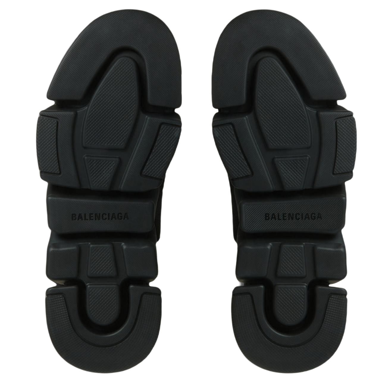 Sizing 【採買上架 無需審核】Balenciaga 巴黎世家 Speed 2.0 織物 圓頭露趾時尚涼拖 男款 黑色