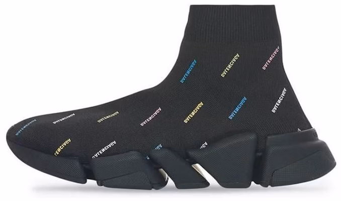 Balenciaga Speed 2.0 Sneaker 'Logo Penuh - Hitam Multi' 617239W2DF01088 Buy Balenciaga Speed 2.0 Sneaker 'Logo Penuh - Hitam Multi' 617239W2DF01088