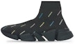 Buy Balenciaga Speed 2.0 Kasut 'All Over Logo - Hitam Multi' 617239-W2DF0-1088