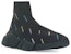Balenciaga Speed 2.0 Sneaker 'Logo Penuh - Hitam Multi' 617239W2DF01088