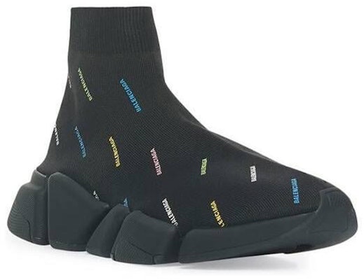 Balenciaga Speed 2.0 Sneaker 'All Over Logo - Black Multi' 617239-W2DF0-1088 Order Balenciaga Speed 2.0 Sneaker 'All Over Logo - Black Multi' 617239-W2DF0-1088