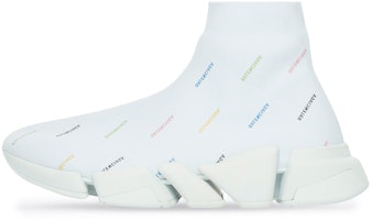 Balenciaga Speed 2.0 Sneaker 'All Over Logo - White Multi' 617239-W2DF0-9088 Balenciaga Speed 2.0 Sneaker 'All Over Logo - White Multi' 617239-W2DF0-9088