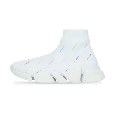 Balenciaga Speed 2.0 Sneaker 'All Over Logo - White Multi'