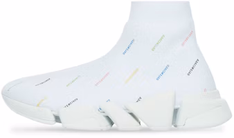 Balenciaga Speed 2.0 Sneaker 'All Over Logo - White Multi' 617239-W2DF0-9088 Balenciaga Speed 2.0 Sneaker 'All Over Logo - White Multi' 617239-W2DF0-9088