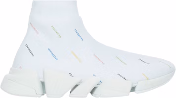 Balenciaga Speed 2.0 Sneaker 'All Over Logo - White Multi' 617239-W2DF0-9088 Balenciaga Speed 2.0 Sneaker 'All Over Logo - White Multi' 617239-W2DF0-9088