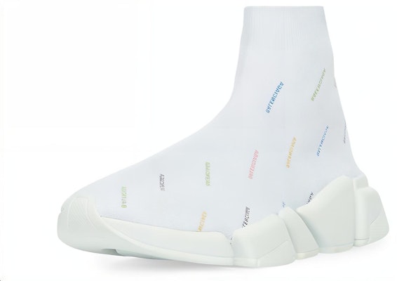 Balenciaga Speed 2.0 Sneaker 'All Over Logo - Putih Multi' 617239-W2DF0-9088 Order Balenciaga Speed 2.0 Sneaker 'All Over Logo - Putih Multi' 617239-W2DF0-9088