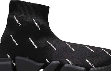 (W) Balenciaga Speed 2.0 Kasut 'Allover Logo - Hitam' 617196-W2DBO-1090 Order (W) Balenciaga Speed 2.0 Kasut 'Allover Logo - Hitam' 617196-W2DBO-1090