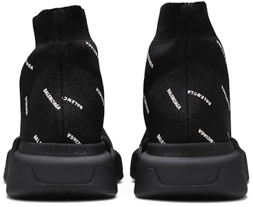 (W) Balenciaga Speed 2.0 Kasut 'Allover Logo - Hitam' 617196-W2DBO-1090 Details for (W) Balenciaga Speed 2.0 Kasut 'Allover Logo - Hitam' 617196-W2DBO-1090