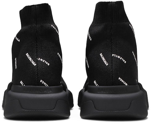 (W) Balenciaga Speed 2.0 Sepatu 'Logo Seluruhnya - Hitam' 617196-W2DBO-1090 Details for (W) Balenciaga Speed 2.0 Sepatu 'Logo Seluruhnya - Hitam' 617196-W2DBO-1090