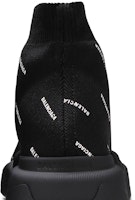 (W) バレンシアガ スピード2.0 ロゴ総柄 ブラック 617196-W2DBO-1090 Sizing (W) バレンシアガ スピード2.0 ロゴ総柄 ブラック 617196-W2DBO-1090