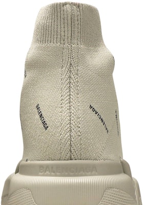 (W) バレンシアガ スピード2.0 ロゴ総柄 サンド 617196-W2DBO-9910 Sizing (W) バレンシアガ スピード2.0 ロゴ総柄 サンド 617196-W2DBO-9910