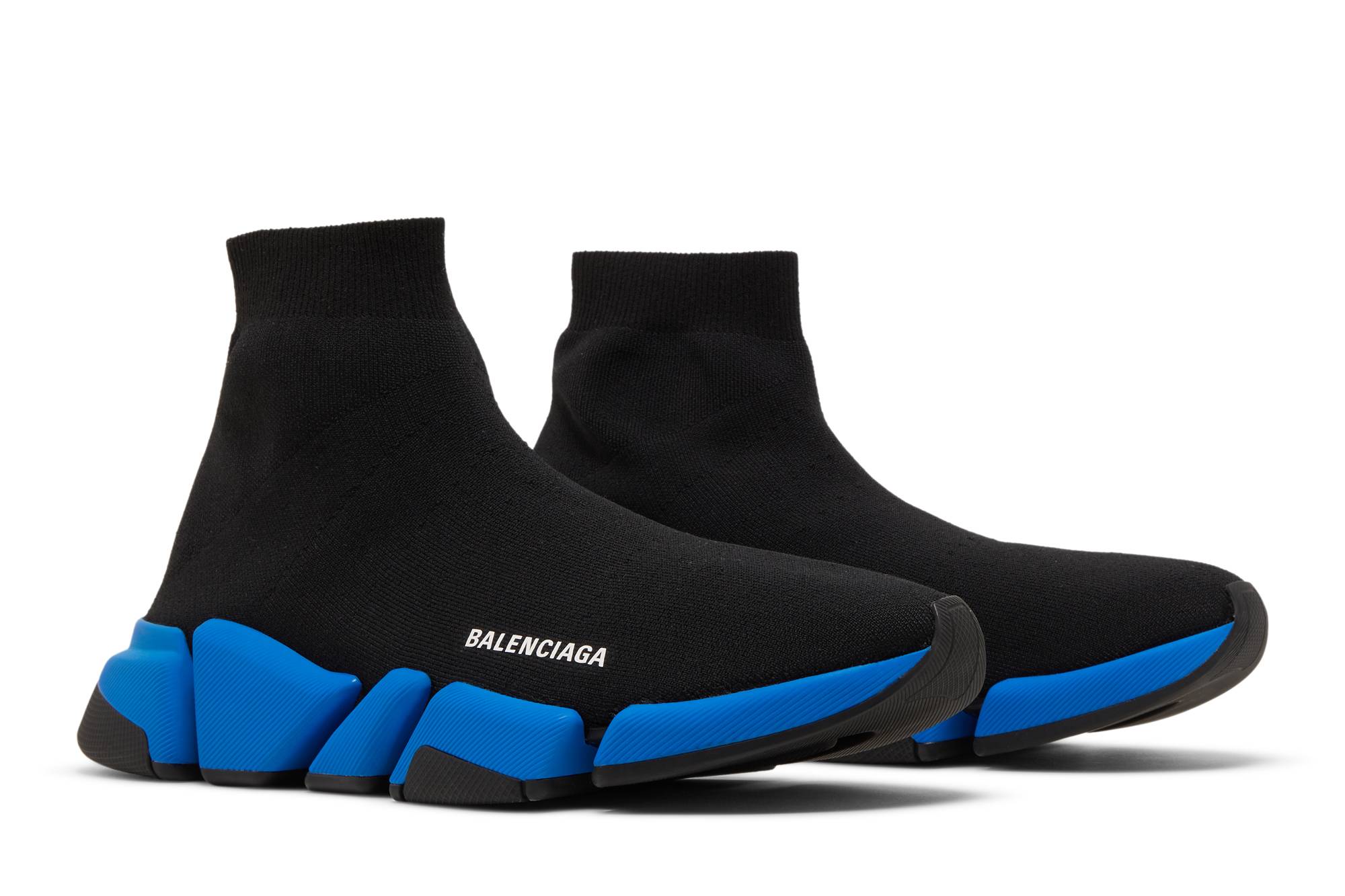 Balenciaga Speed 2.0 Sneaker 'Black Blue' 圖 8