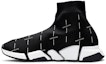 Lookbook Balenciaga Speed 2.0 Sneaker 'Logo Hitam Cetakan Lesen' 645421W2DBT1090