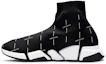 Lookbook Balenciaga Speed 2.0 Zapatillas 'Logo Negro Licencia Impresa' 645421-W2DBT-1090