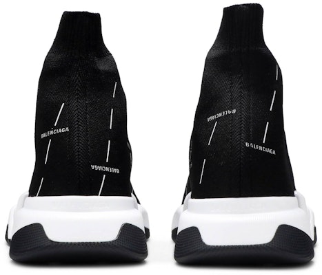 Balenciaga Speed 2.0 Sneaker 'Logo Hitam Cetakan Lesen' 645421-W2DBT-1090 Details for Balenciaga Speed 2.0 Sneaker 'Logo Hitam Cetakan Lesen' 645421-W2DBT-1090