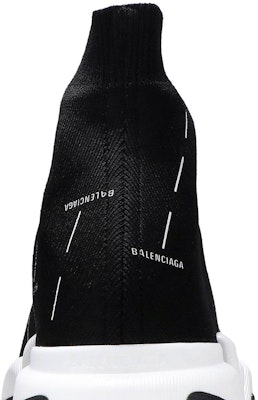 Balenciaga Speed 2.0 Sneaker 'Logo Hitam Cetakan Lesen' 645421-W2DBT-1090 Sizing Balenciaga Speed 2.0 Sneaker 'Logo Hitam Cetakan Lesen' 645421-W2DBT-1090