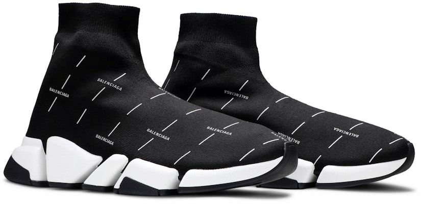Balenciaga Speed 2.0 Sneaker 'Logo Hitam Cetakan Lesen' 645421-W2DBT-1090 Cheap Balenciaga Speed 2.0 Sneaker 'Logo Hitam Cetakan Lesen' 645421-W2DBT-1090
