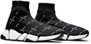 Cheap Balenciaga Speed 2.0 Zapatillas 'Logo Negro Licencia Impresa' 645421-W2DBT-1090