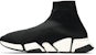 Balenciaga Speed 2.0 Sneaker 'Hitam Putih' 617239-W2DB2-1015