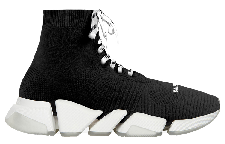 Balenciaga Speed 2.0 Sneaker 'Black White' 圖 2