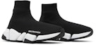 Cheap (W) Balenciaga Speed 2.0 Sneaker 'Hitam Putih' 617196-W2DB2-1015
