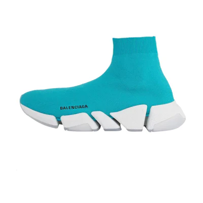 Balenciaga Speed 2.0 Sneaker 'Blue Transparent'