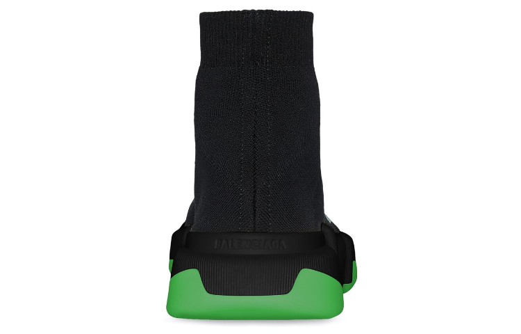 Balenciaga Speed 2.0 Sneaker 'Clear Sole - Black Neon Green' 圖 5
