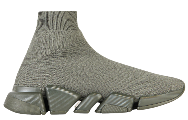 Order Balenciaga Speed 2.0 Sneaker 'Dark Khaki' Kasut Lelaki Stylish Malaysia 617239W2DB13111