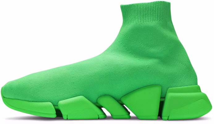 Balenciaga Speed 2.0 Sneaker 'Fluo Green' Lelaki Kasut### 617239W2DBH3000 Lookbook Balenciaga Speed 2.0 Sneaker 'Fluo Green' Lelaki Kasut### 617239W2DBH3000