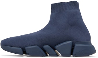 巴黎世家 Speed 2.0 LT系列 防滑耐磨 高筒運動鞋 藍色 Lookbook 巴黎世家 Speed 2.0 LT系列 防滑耐磨 高筒運動鞋 藍色