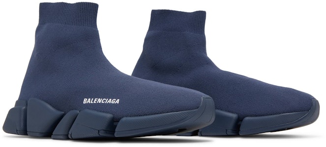 Balenciaga Speed 2.0 Sneaker 'Navy' Lelaki Kasual 617239W2DB14035 Cheap Balenciaga Speed 2.0 Sneaker 'Navy' Lelaki Kasual 617239W2DB14035