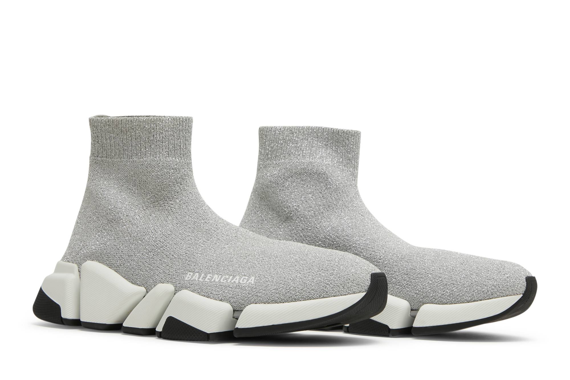 (W) Balenciaga Speed 2.0 Sneaker 'Silver' 圖 8