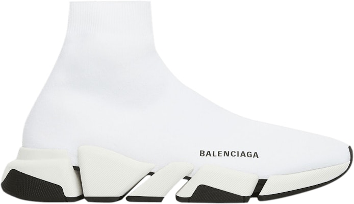 Balenciaga Speed 2.0 Kasut 'Putih Hitam' 617239-W2DB2-9014 Buy Balenciaga Speed 2.0 Kasut 'Putih Hitam' 617239-W2DB2-9014