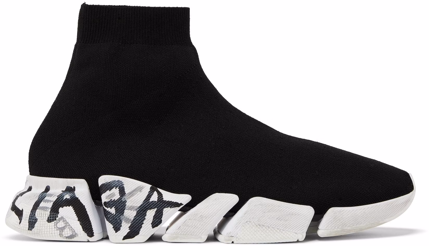 balenciaga-speed-2-0-sneaker-worn-out-graffiti-black