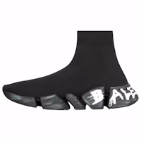 Balenciaga Speed 2.0 Sneaker 'Worn-Out Graffiti - Black White' 617239-W2DD4-1019 Balenciaga Speed 2.0 Sneaker 'Worn-Out Graffiti - Black White' 617239-W2DD4-1019